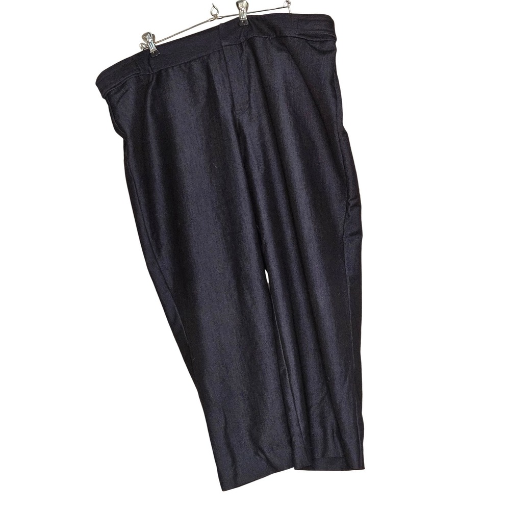 Roz & Ali Wide Leg Pants Trousers Dark Blue Business Casual Sz 18 Minimalist‎